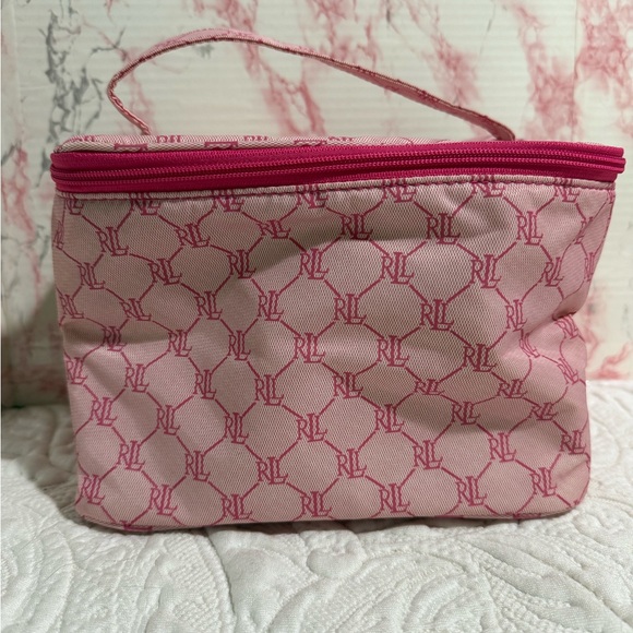 Ralph Lauren Pink Cosmetic Bag - Picture 1 of 7